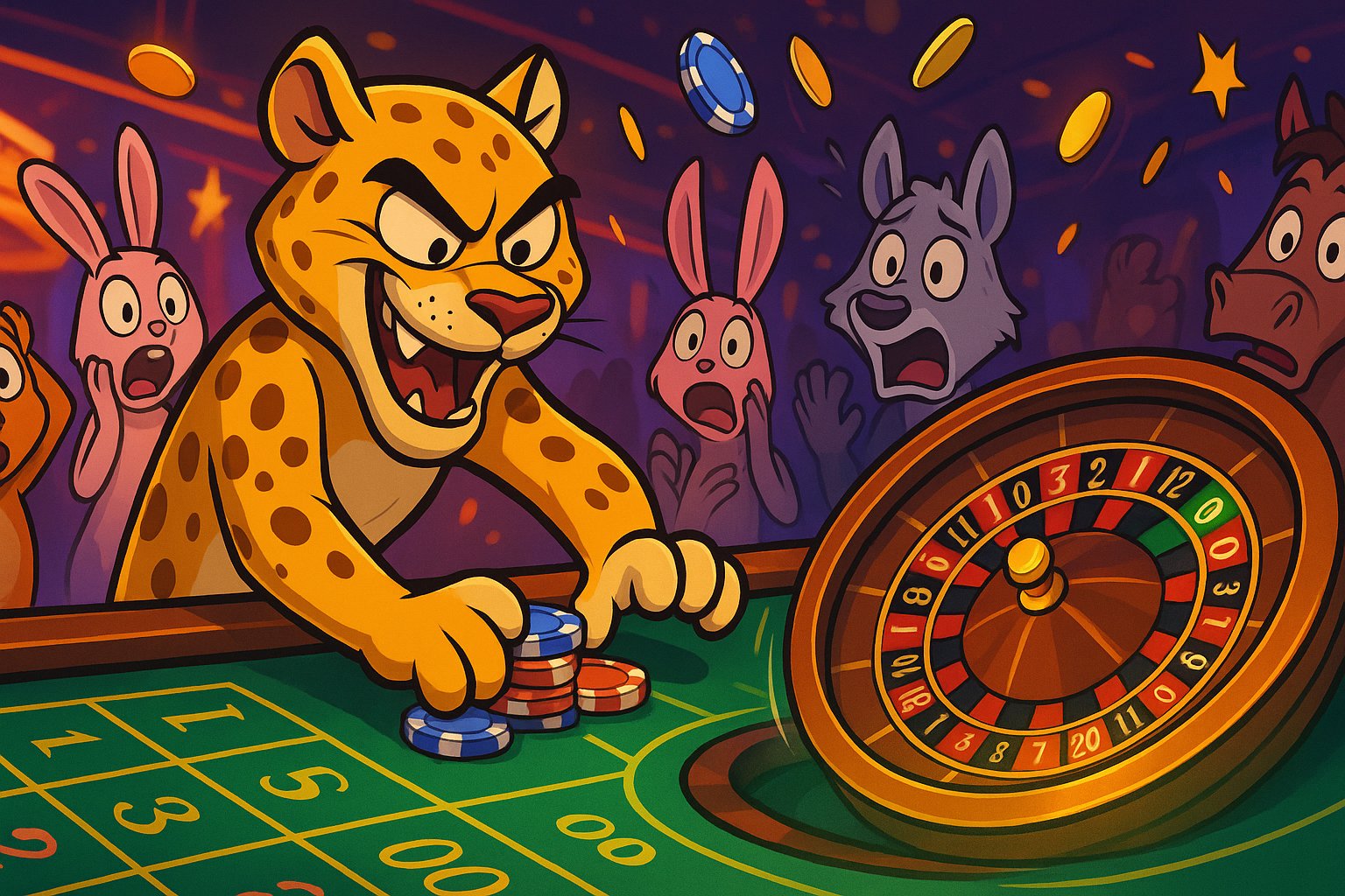 Real-time payout confirmation after wheel spin